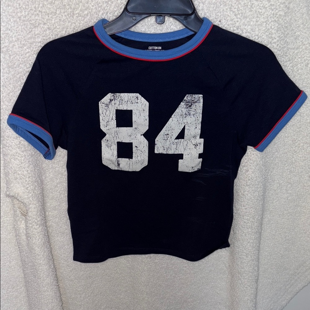 Cotton On Blue Ringer Tee with Graphic